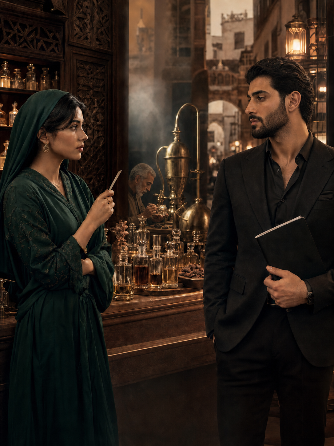 Between Two Perfume Houses